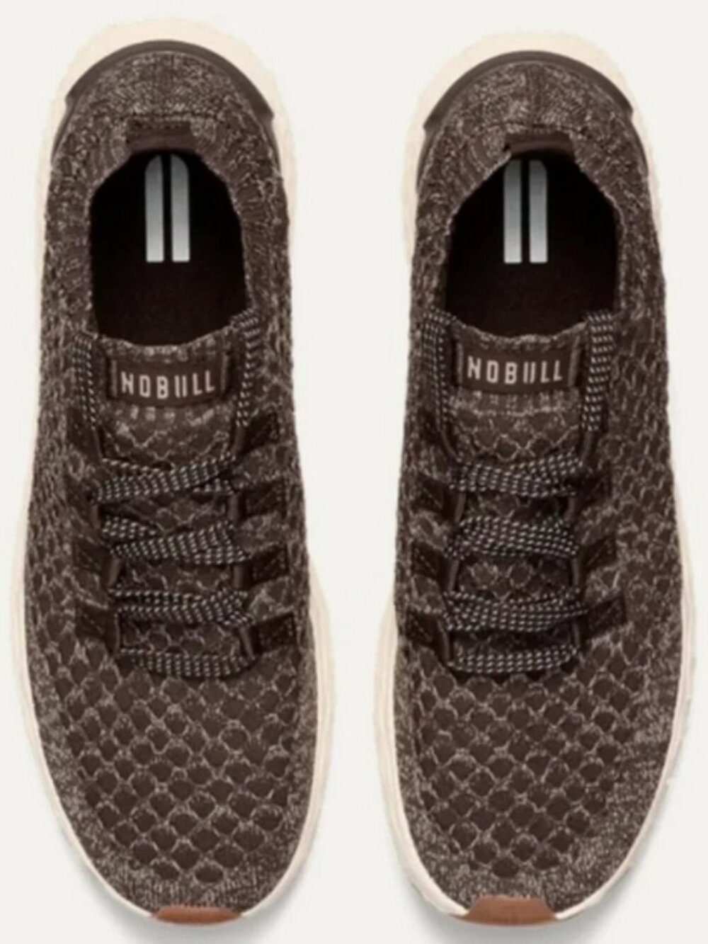 NOBULL VA Brown Heather Allday Knit Womens Shoes